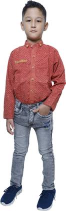 Slim Boys Grey Jeans