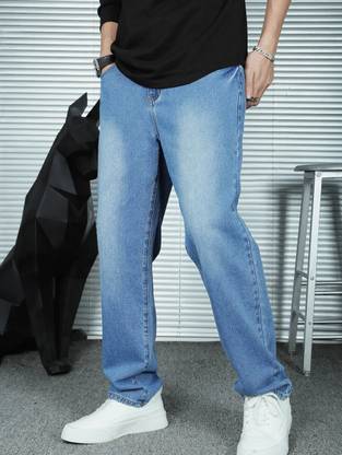 DENIM LOOK Relaxed Fit Men Light Blue Jeans