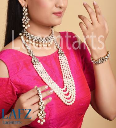 Padmavati Bangles Alloy Jewel Set