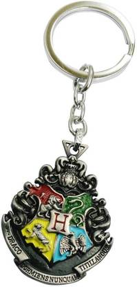 gtrp Silver Harry Potter Double Sided Inspired Hogwarts Key Case Key Chain