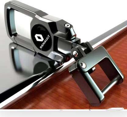 Sbb Novelty Black Color Zinc Alloy Fob Heavy Duty Keychain For All renault Model car Key Chain