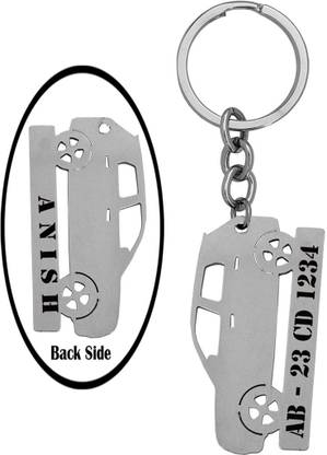 M Men Style Personalized Car Keychain LCShivKey033 Key Chain