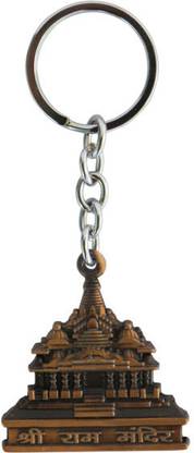 RD Zoom Enterprises Ram Mandir Keychain For Bike\Home Office Use Key Chain