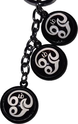FRONTEX New Lord Murugan's OM in 3in1 Black color on Shining Finish Key Chain