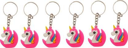 ABEL UNICORN HEAD RUBBER KEYCHAIN (6) Key Chain