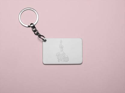 Rushaan Tabla Printed Acrylic Keychain (Set of 2) Key Chain
