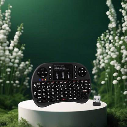 GUGGU Bluetooth (Wireless Keyboard) USB Rechargeable Keyboard With Pocket Size G87 Wireless Thumb-size Multi-device Keyboard Compatible with Tablet