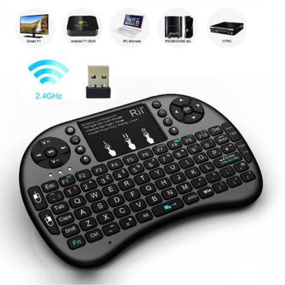 ROAR AJ_790A_MINI BACKLIGHT KEYBOARD & TOUCHPAD MOUSE WIRELESS MULTI-DEVICE KEYBOARD Wireless Handheld Multi-device Keyboard Compatible with Desktop, Laptop, Mac