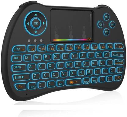 Clairbell AJ_816A_MINI WIRELESS KEYBOARD WITH TOUCHPAD/BACKLIT LIGHT &WIRELESS MOUSE COMBO Wireless Handheld Multi-device Keyboard