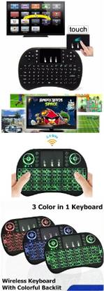 SACRO AJ_797A_MINI BACKLIGHT KEYBOARD & TOUCHPAD MOUSE WIRELESS MULTI-DEVICE KEYBOARD Wireless Handheld Multi-device Keyboard Compatible with Desktop, Laptop, Mac AJ_797A_MINI BACKLIGHT KEYBOARD & TOUCHPAD MOUSE WIRELESS MULTI-DEVICE KEYBOARD