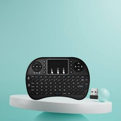 FRONY Bluetooth (Wireless Keyboard) USB Rechargeable Keyboard With Pocket Size B314 Wireless Thumb-size Multi-device Keyboard Compatible with Tablet