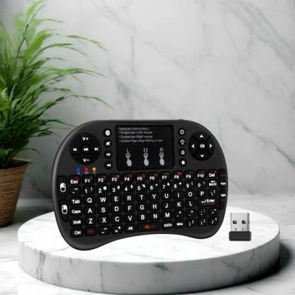 Clairbell Bluetooth (Wireless Keyboard) USB Rechargeable Keyboard With Pocket Size I140 Wireless Thumb-size Multi-device Keyboard Compatible with Tablet