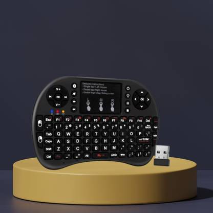 GUGGU Bluetooth (Wireless Keyboard) USB Rechargeable Keyboard With Pocket Size G363 Wireless Thumb-size Multi-device Keyboard Compatible with Tablet