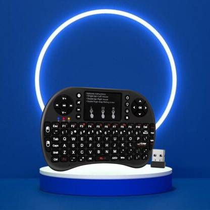 Clairbell Bluetooth (Wireless Keyboard) USB Rechargeable Keyboard With Pocket Size K69 Wireless Thumb-size Multi-device Keyboard Compatible with Tablet