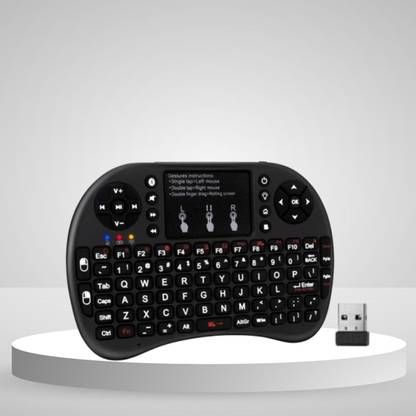 Clairbell Bluetooth (Wireless Keyboard) USB Rechargeable Keyboard With Pocket Size I293 Wireless Thumb-size Multi-device Keyboard Compatible with Tablet