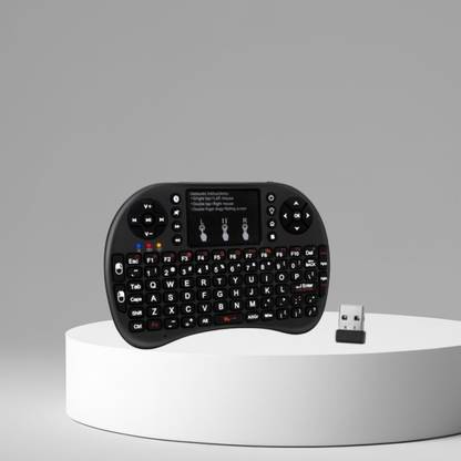 Clairbell Bluetooth (Wireless Keyboard) USB Rechargeable Keyboard With Pocket Size H7 Wireless Thumb-size Multi-device Keyboard Compatible with Tablet