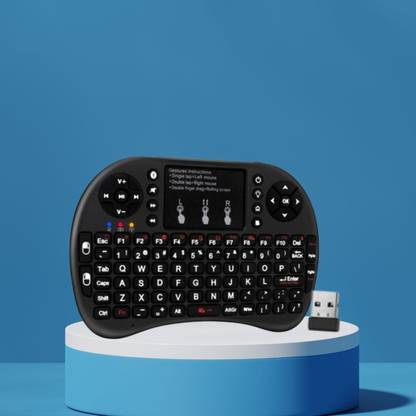 GUGGU Bluetooth (Wireless Keyboard) USB Rechargeable Keyboard With Pocket Size G125 Wireless Thumb-size Multi-device Keyboard Compatible with Tablet