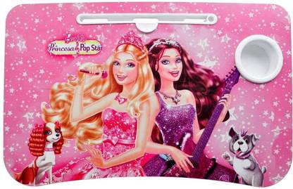 MAKD MULTIPURPOSE FOLDABLE WITH CUP HOLDER , STUDY & LAPTOP TABLE Solid Wood Study Table