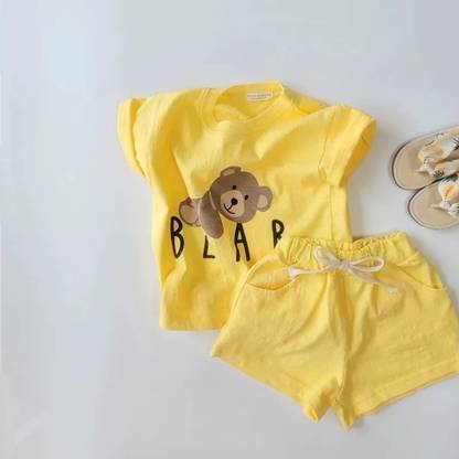 Galore apparels Baby Boys & Baby Girls Casual T-shirt Shorts