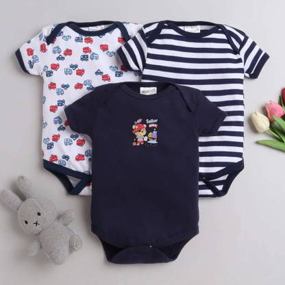 Romper For Baby Boys & Baby Girls Printed Cotton Blend