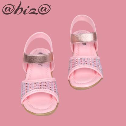Abiza Girls Slip-on T-bar Sandals