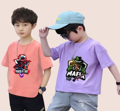 Boys Printed Polyester T Shirt