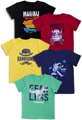 Baby Boys Printed Cotton Blend T Shirt
