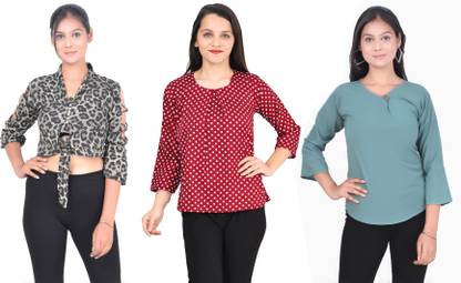 Girls Crepe Top