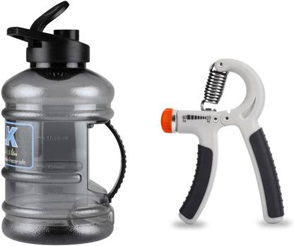 Pheonix Hulk Gallon Bottle with Hand Gripper for Home Workout Gym Combo Set Fitness Accessory Kit Kit