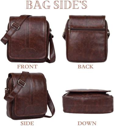 TRUE INDIAN PASSPORT SIDE BAG LEATHER BAG MEN AND WOMEN BAG Camping Kit
