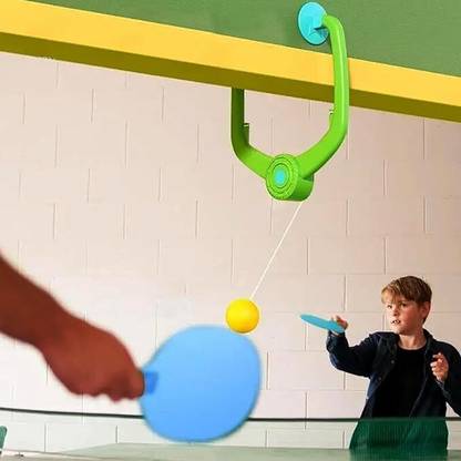 CountryLink Table Tennis Racket Set with Balls, Green, For All people (Multicolor) Table Tennis Kit