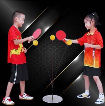 CountryLink Indoor Table Tennis Ping Pong Trainer Set with Adjustable Height Self Training Table Tennis Kit
