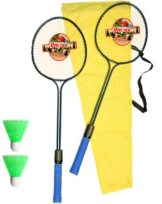omexx Double Shaft Badminton Racquet With 2 Nylon Shuttle Badminton Kit