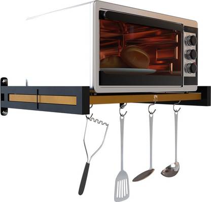 milad Containers Kitchen Rack Iron Wall Mount Oven Stand and Spice Organizer (60 L x 40 W x 10 H in CM's,