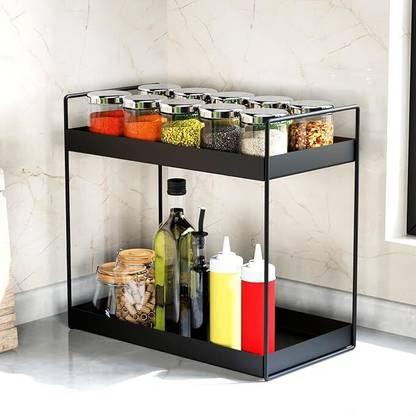 DEALKART Containers Kitchen Rack Steel