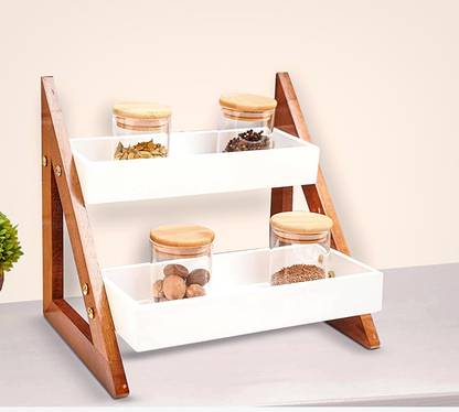 Fgiio Containers Kitchen Rack Wood