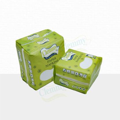 Clemmy Soft Tissue paper Napkins for Dining Table, Travel, Car, Home