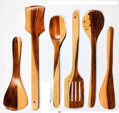 DECORASIA handmade wooden eco friendly cooking utensils Wooden Measuring Spoon Set