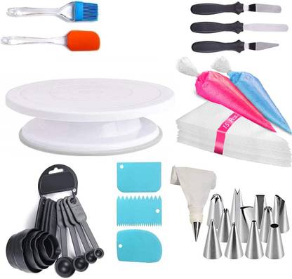 NIJAMRUT Cake Combo Cake decoration tools Cake Baking tools Cake Making supplies Kitchen Tool Set