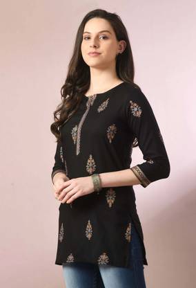 New RJP Craft Women Printed Straight Kurta