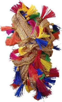 Amber Traders multi Border Lace sari, kurti, duptta lace (9 mtr) Lace Reel
