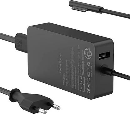 S-Vioce Sparrow Vioce Micr.osoft Charger Power Supply for Sur.face Pro 11/X/10/9/8/7/ 7+/6/5/4/3, 65 W Adapter