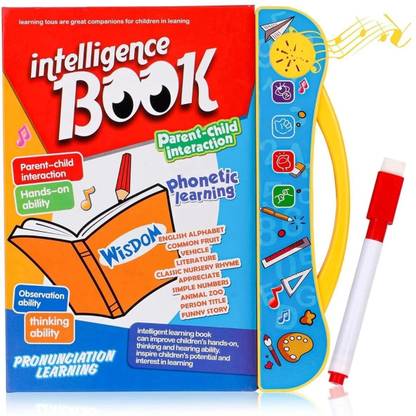 Interactive Children Book - Sound Book With Numbers, Letters, Animals, Relationships, Poems Musical English 
Educational Phonetic Learning Book For Kids