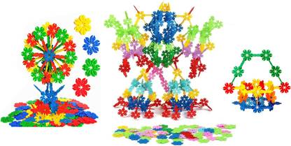 MANTICORE TF-19 Interlocking Flakes Disc Shaped Learning Blocks Toy Set For Kids