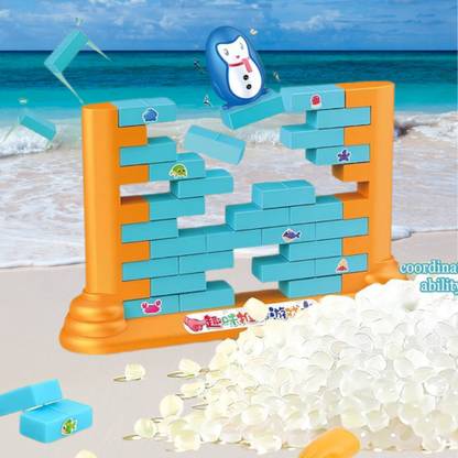 calyxia push bricks board game ,Parents and children play with building blocks toy