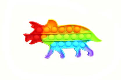 neoinsta shopping Medium size Abelisaurus shape popit toy or fidget toy for kids