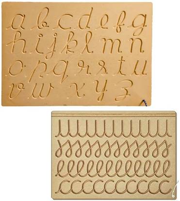RCW Small Cursive & Multi Pattern Handwriting Practice Slates with Pencil