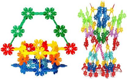 MANTICORE TF-23 Interlocking Flakes Disc Shaped Learning Blocks Toy Set For Kids