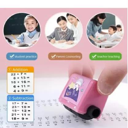 jkk Digital Teaching Stamp for Kids, Sum stamp Practice for Maths Questions set of 1