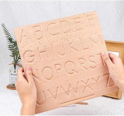 SHALAFI Zero Kata Puzzle Tic Tac Game+Alphabets Tracing Board Writing Practice Slate